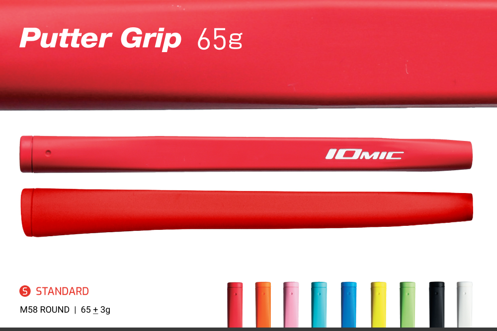 Impugnatura Per Putter Iomic A Pistola – Nero/Rosso, Stile Esercito, Con Nastro Gratuito – Made In Japan - Foto 2